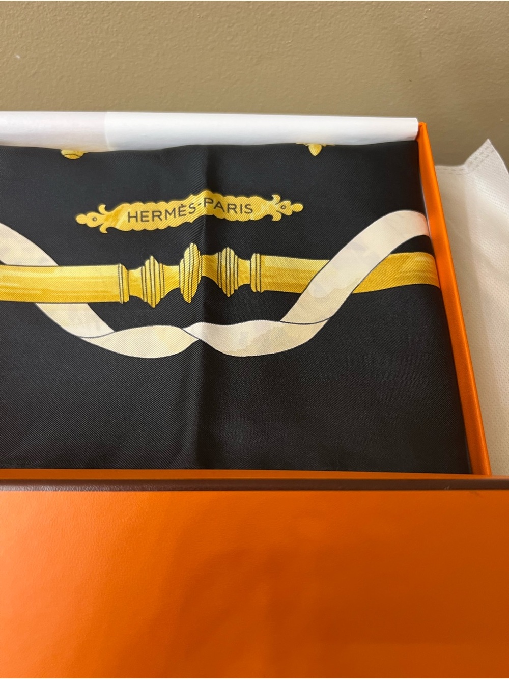 Hermes Authentic Scarf with Box - Picture 3 of 11